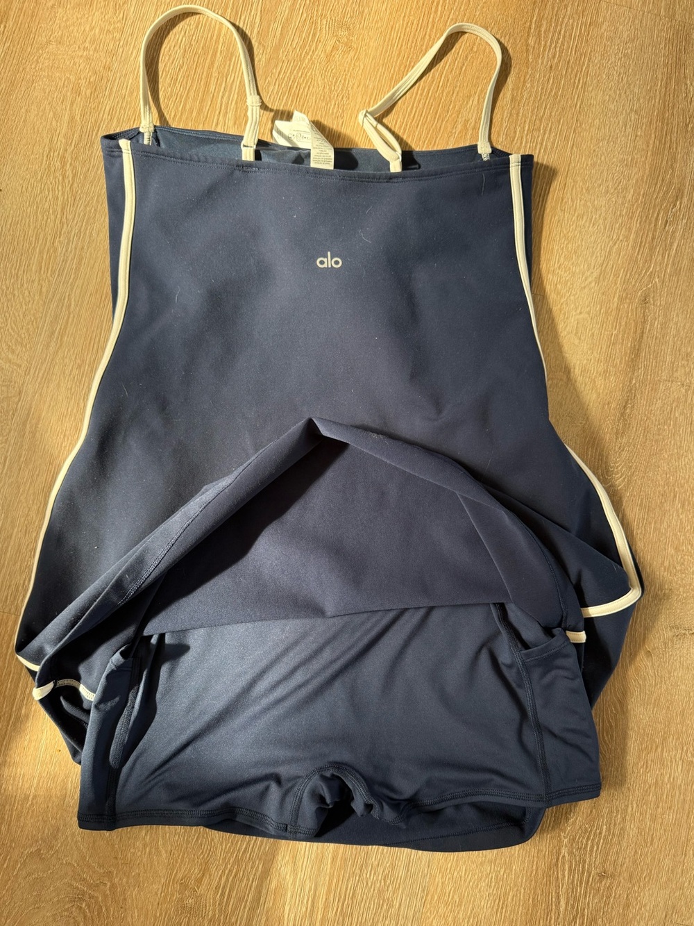 ALO YOGA | navy tennis dress - Picture 6 of 6